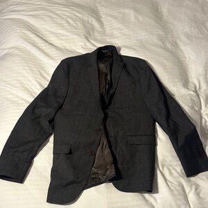 Men's Elegant Charcoal Grey Blazer - Emile Lafaurie